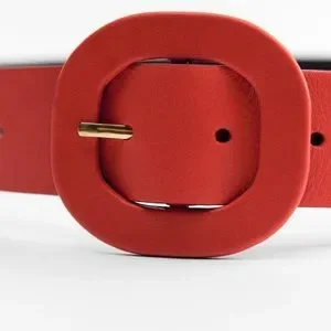 Zara | Accessories | Zara Red Colored Leather Belt | Poshmark